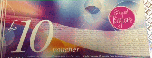 £10 Gift Vouchers - In Store Use Only