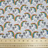 Unicorns and Rainbows - Cotton Poplin - Rose & Hubble
