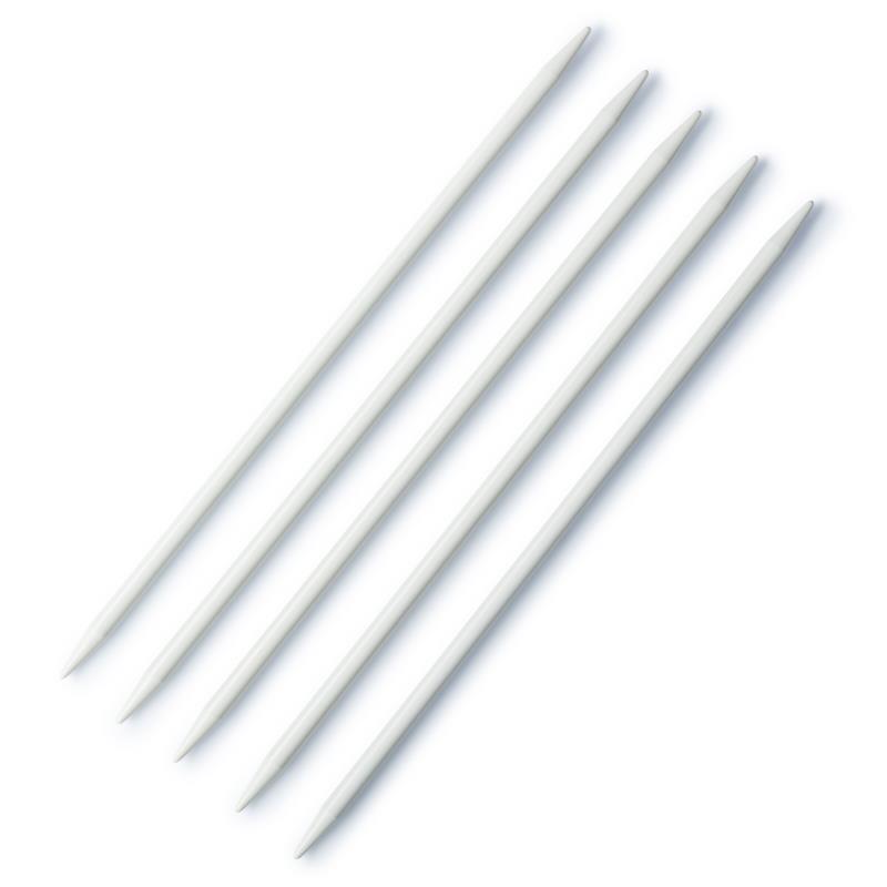 Double-Pointed & Glove Knitting Pins - 20cm - Plastic -  Grey 