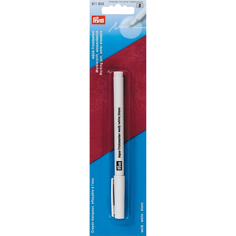 Aqua Marking Pen Water Erasable White