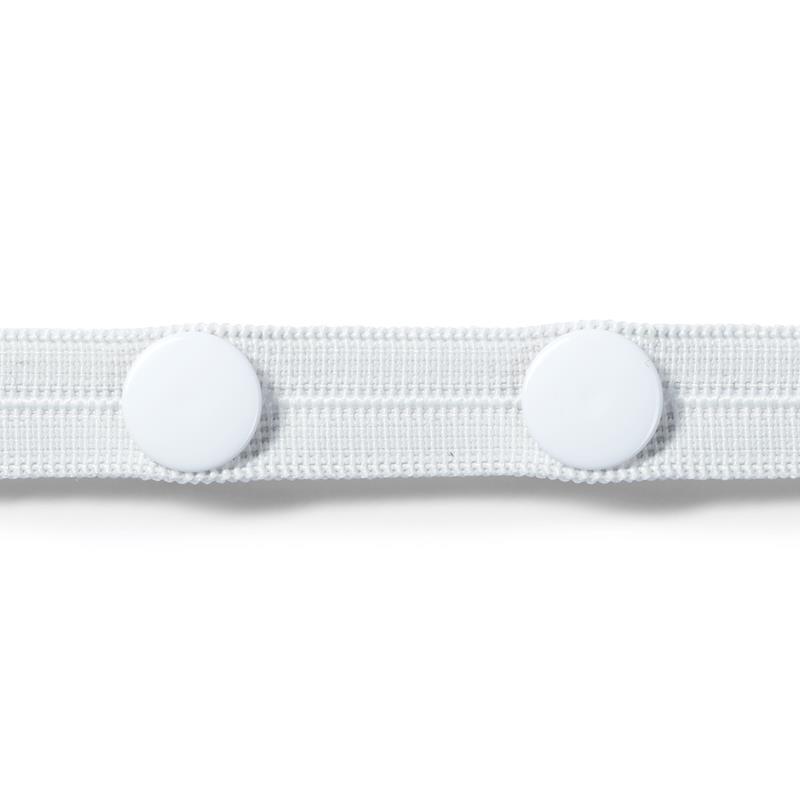 Buttonhole Elastic With 3 Buttons 12mm