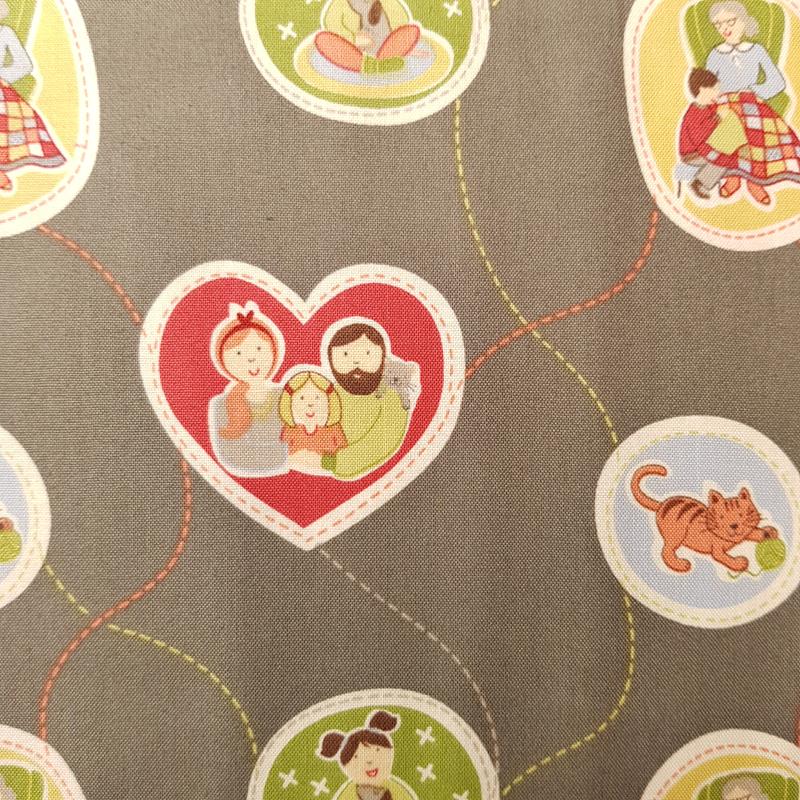 Clearance Craft Cottons - Threaded With Love - Fat Quarter