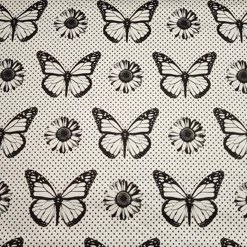 Basically Black+White - Butterflies White - Patrick Lose - Sample