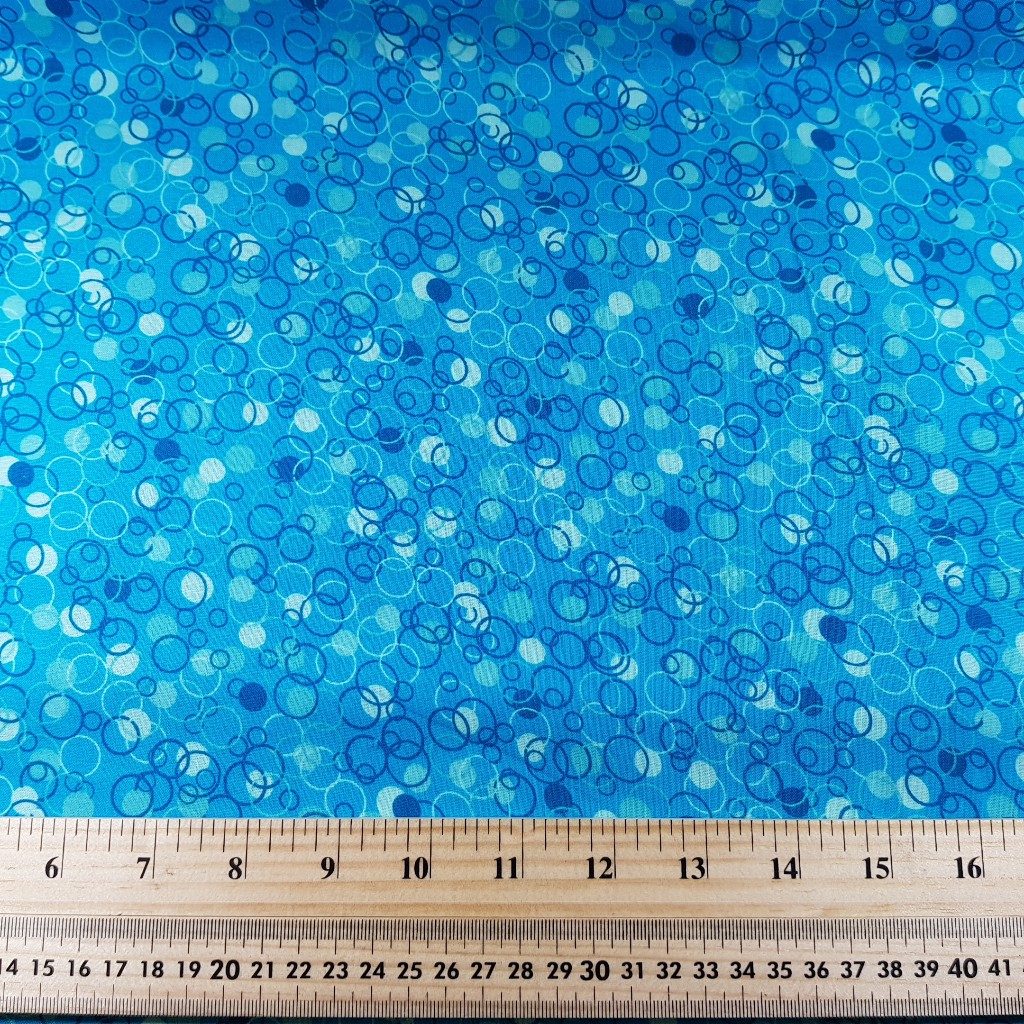 Clearance Craft Cottons - Turquoise - Fat Quarter