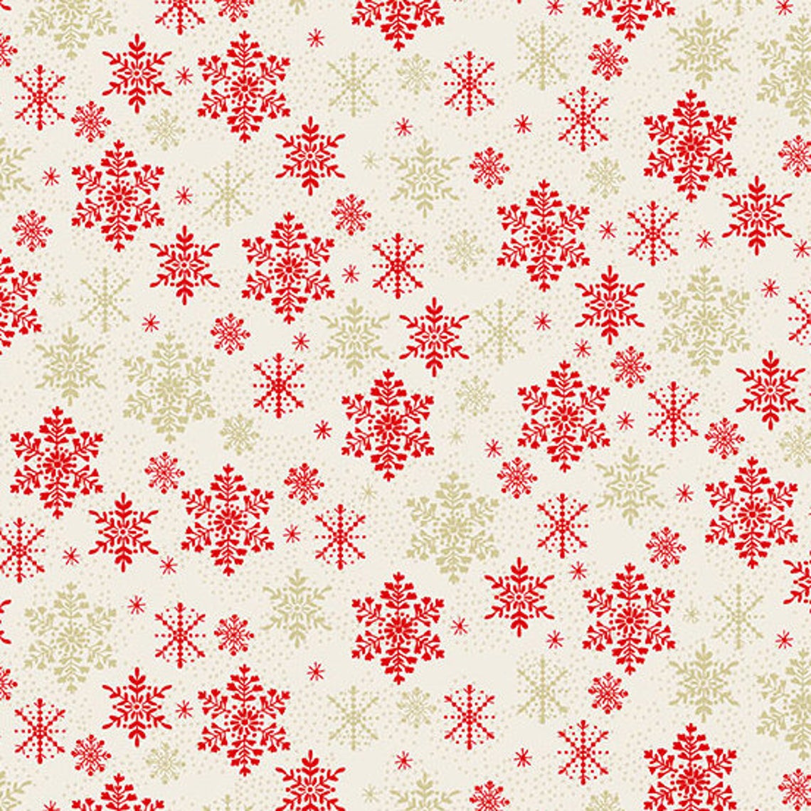 Scandi - Snowflake in Red - Makower