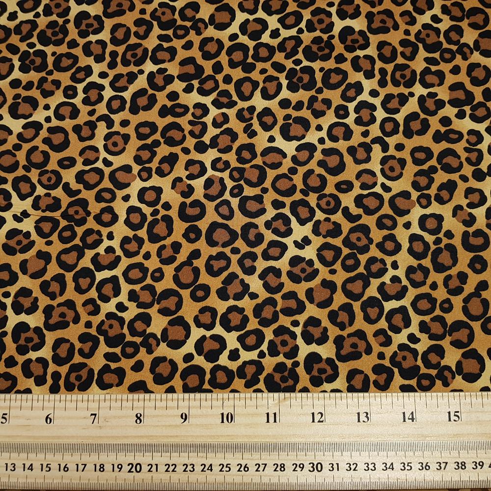 Leopard Print - Cotton Poplin - Rose & Hubble