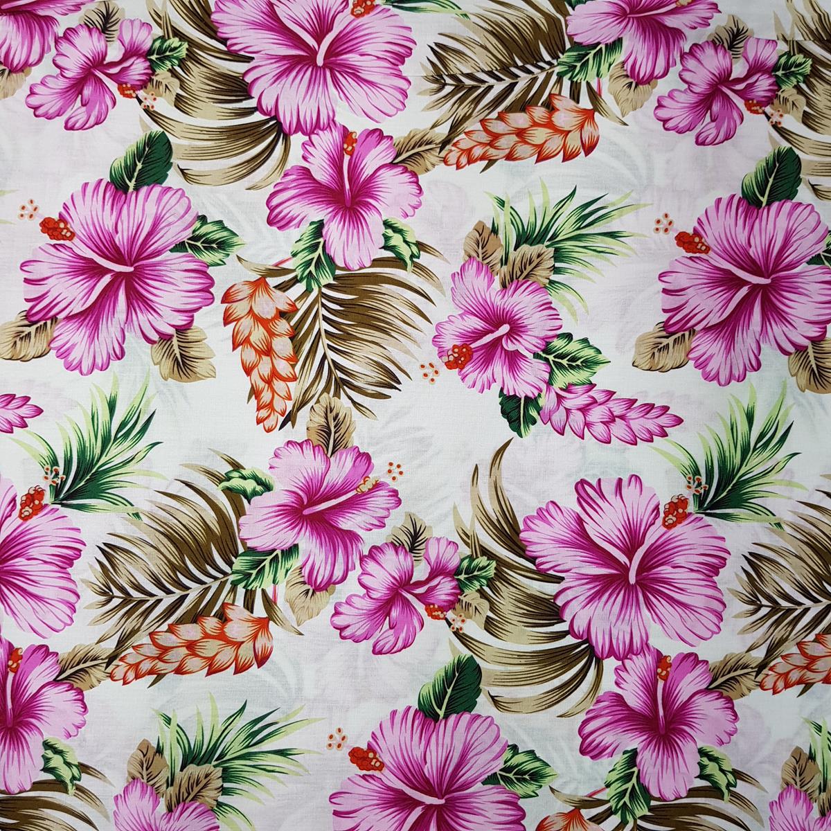 Hawaiian Flower - Printed Cotton 