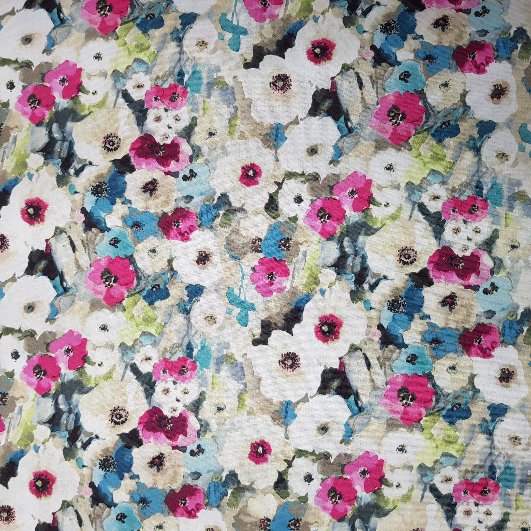 Water Colour Floral - Printed Cotton