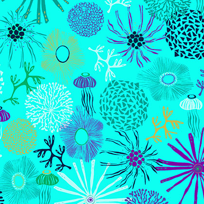 Craft Cotton - Sea the good things - MSD19-091Turquoise 