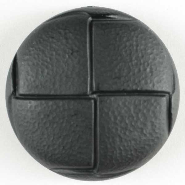 Leather Look Round Plastic Shank Fashion Button