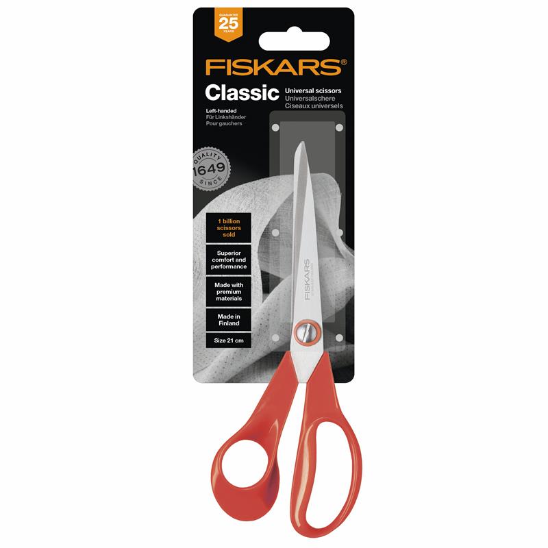 Fiskars Scissors: General Purpose (LH): 21cm/8.25in