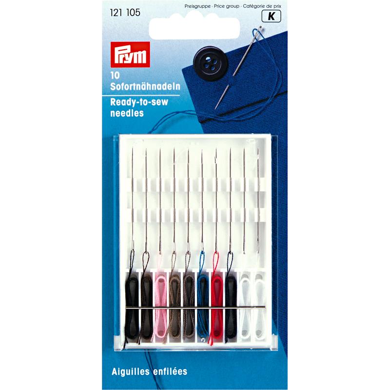 Ready-To-Sew Needles With Sewing Threads 9 Colours
