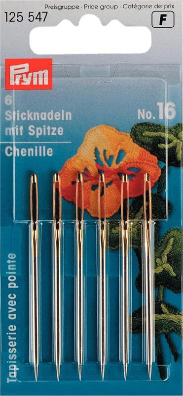 Chenille Needles - Sharp Point