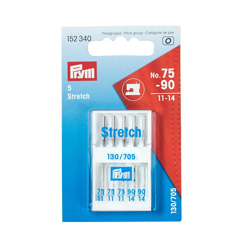 Sewing Machine Needles Sys. 130/705 Stretch - Sizes 75-90 (11-14)