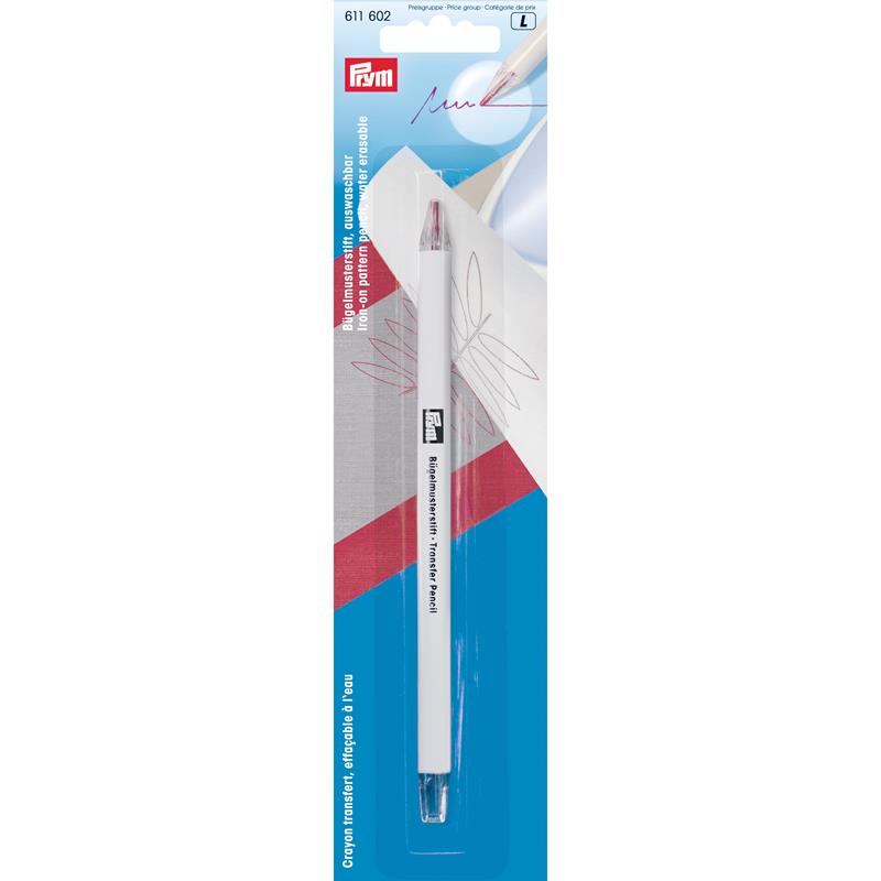 Iron-On Pattern Pencil Water Erasable Red