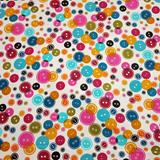 Lots of Buttons - White - Kanvas Studio
