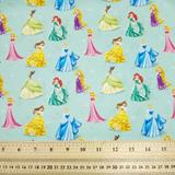 Shiny Princess Mint - Disney - Digital Cotton Print