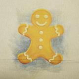Canvas Panel - Gingerbread Man 