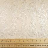Embroidered Ivory Flower Lace
