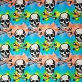 Halloween - Little Jonny Skull & Crossbones - Printed Cotton
