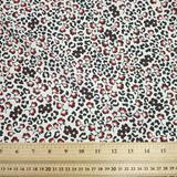 Floral Animal Print - Red - Polyester