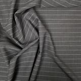Dark Grey Stretch Pinstripe Suiting 