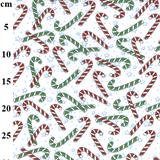 Candy Canes - Polycotton - Sample