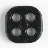 Sqaure backing Button Black