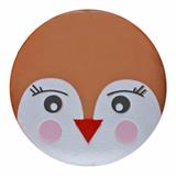 Bird Face Motif Round Plastic Shank Novelty Button